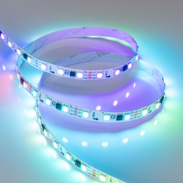 Arlight 026367(1) Светодиодная лента SPI-5000-5060-60 12V Cx3 RGB (10mm, 14.4W/m, IP20) (Arlight, Открытый, IP20) Оборудование Arlight 026367(1) Светодиодная лента SPI-5000-5060-60 12V Cx3 RGB (10mm, 14.4W/m, IP20) (Arlight, Открытый, IP20) по выгодной цене. Купить в Москве со скидкой.