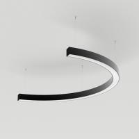 Arlight 034015(1) Светильник SP-LINE-HANG-ARC-C3535-D800-34W Day4000 (BLACK, 230V) (Arlight, Металл)