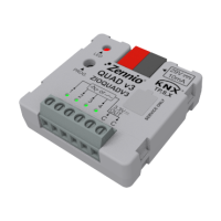 Zennio ZIOQUADV3 Модуль ввода с 4 аналогово-цифровыми входами с KNX Secure