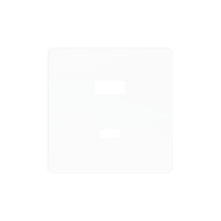 Zennio ZS55C2UCAMW ZS55, Накладка на двойной переключатель 55x55 мм, Мокко, На заказ