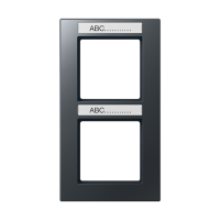 Jung AC 582 BFNA ANM Рамкас полем для надписи, 9 х 55 мм