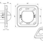 Оборудование BEG Luxomat 92665 Настенный выключатель Indoor 180-R по выгодной цене. Купить в Москве со скидкой.