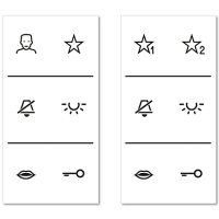 Jung SI AV 6 LS Пластина для надписи