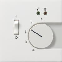 Gira 0394 112 Термостат помещения 230/10 (4) А~ с замыкающим контактом и датчиком для электрического подогрева пола