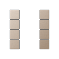Jung A 504 TSA CH Набор накладок 4 группы