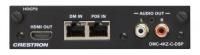 Crestron DMC-4KZ-C-DSP DigitalMedia 8G + ® 4K60 4: 4: 4 Входная плата HDR с понижающим микшированием для коммутаторов DM®, совместимая с HDBaseT®