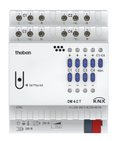 Theben 4940280 4-х канальный универсальный светорегулятор FIX1 DM 4-2 T KNX