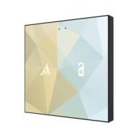 Zennio ZVIF2V2 Выключатель сенсорный KNX Flat 2 V2, 2-кнопочный, LED индикация, цвет: Цвет на выбор