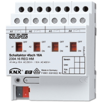 Jung 2304.16 REGHM Актуатор переключателя KNX, 4-местный