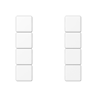 Jung A 504 TSA WWM Набор накладок 4 группы