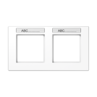 Jung AC 5820 BFNA WW Рамкас полем для надписи, 9 х 55 мм