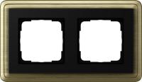 Gira 0212 622 Установочная рамка Gira ClassiX Бронза-черный
