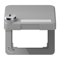 Jung CD 590 BFKLSL GR Откидная крышка (с возвратной пружиной)