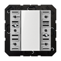Jung A 5073 RF TSM KNX радио кнопочный модуль, 3 группы