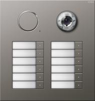 Gira 2562 20 Дверная видеостанция нержавеющая сталь12-местн.