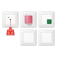 Jung NRS AS 0834-2 WW Набор системы срочного вызова с ИБП