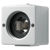 Jung 637-14 W Корпус с патроном для лампы (без плафона)