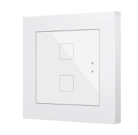 Zennio Емкостный сенсорный выключатель с подсветкой (55 x 55 мм) Flat 55 X2v2, цвет: произвольная графика ZVIF55X2V2