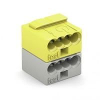 Zennio Клеммник KNX WAGO 243-212, желто-белый ZN1AC-243-212