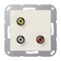 Jung MA A 1031 Аудио «Тюльпан» (Cinch/RCA) / Композитный (смешанный) видеосигнал