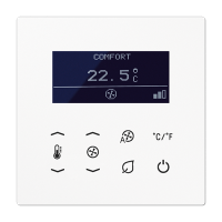 Jung TRD LS 9248 WW Комнатный термостат fan coil