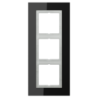 Jung LSP 983 GL SW Стеклянная рамка