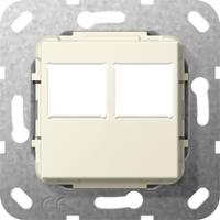 Gira 5629 01 Накладка для Modular Jack 2-местн. для гнезд LexCom
