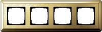 Gira 0214 671 Установочная рамка Gira ClassiX Art Латунь