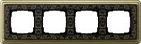 Gira 0214 662 Установочная рамка Gira ClassiX Art Бронза-черный