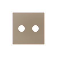 Zennio 830002304 ZS55, Крышка для разъема RCA 55x55 мм, Шампанское