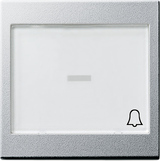 Gira 067926 Клавиша с большим полем для надписи и символомЗвонок