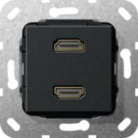 Gira 567110 Вставка HDMI 2-местн.Переходник