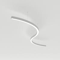 Arlight 034054(1) Светильник SP-LINE-HANG ARC-S3535-D1500-124W Warm3000 (WHITE, 230V) (Arlight, Металл)