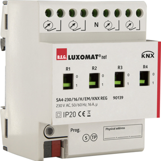 Оборудование BEG Luxomat 90139 KNX Релейный актуатор SA 230 / 16 / H / EM / KNX REG по выгодной цене. Купить в Москве со скидкой.