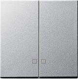 Gira 0631 26 Клавиша 2-местн. с контрольным окошком для клавишных контрольных выключателей