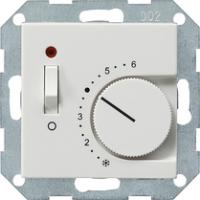 Gira 0393 03 Термостат помещения 24/10 (4) A~ 
с размыкающим контактом, выключателем и контрольной лампочкой