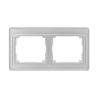 Jung SL 5820 SI Рамка из прозрачного акрилового стекла, цветная подложка