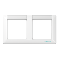 Jung ABAS 5820 NA WW Рамкас полями для надписи 12 x 55,5 ммдля горизонтальной установки