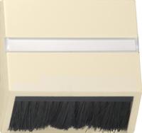 Gira 0682 01 Вставная накладка с адаптерной рамкой для устройств с накладкой (50 x 50 мм) и наклонным выходным отверстием