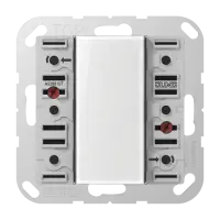 Jung A 5293 1ST KNX кнопочный сенсорный модуль универсальный, 3 группы, F50, Серия AS/A, Безопасный