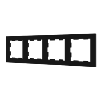 Zennio ZS55. 4-постовая рамка, цвет: антрацит 980000405
