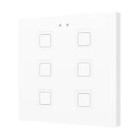 Zennio ZVIT6W Tecla 6. PC-ABS Емкостная кнопка - 6 кнопок - Белый