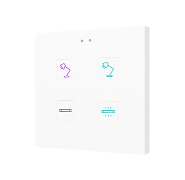 Оборудование Zennio ZVITR4 Емкостный сенсорный переключатель с RGB-подсветкой Tecla RGB по выгодной цене. Купить в Москве со скидкой.