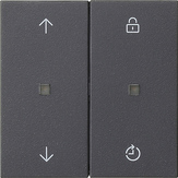 Gira 5363 28 Накладка управления Memory System 3000 с символами стрелок