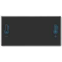 Jung A 409 T Накладка с символом температуры