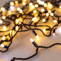 Arlight 031208 Светодиодная гирлянда ARD-STRING-CLASSIC-10000-BLACK-100LED-MILK-FLASH Warm (230V, 7W) (Ardecoled, IP65)