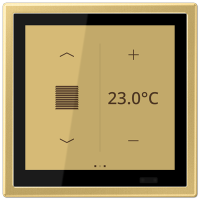 Jung ME 459 D1 S C KNX комнатный контроллер LS TOUCH, Цвет: Латунь, оттенок: Классическая