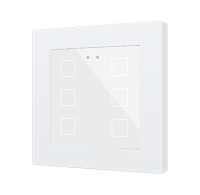 Zennio ZVIFR55X6 Емкостный сенсорный переключатель с RGB-подсветкой (55 x 55 мм) Flat RGB 55