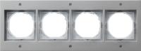 Gira 0214 65 Установочная рамка Gira TX_44 Цвет "алюминий"