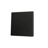 Zennio ZS55CSOFT12A ZS55, Крышка для кнопки Simple KNX Soft 55x55 мм, Наклон вверх и вниз, Антрацитовый